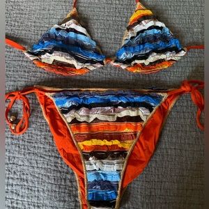 Two pieces bikini by Italian brand Chio di Stefania. Never worn! Gorgeous!!!